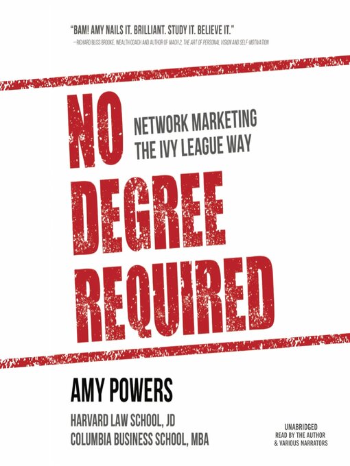 Title details for No Degree Required by Amy Powers - Available